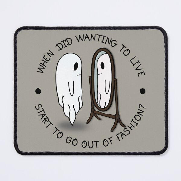 Item preview, Hot Mulligan Christ Alive My Toe Dammit Hurts inspired Ghost in Mirror - background designed and sold by HaleighMade.