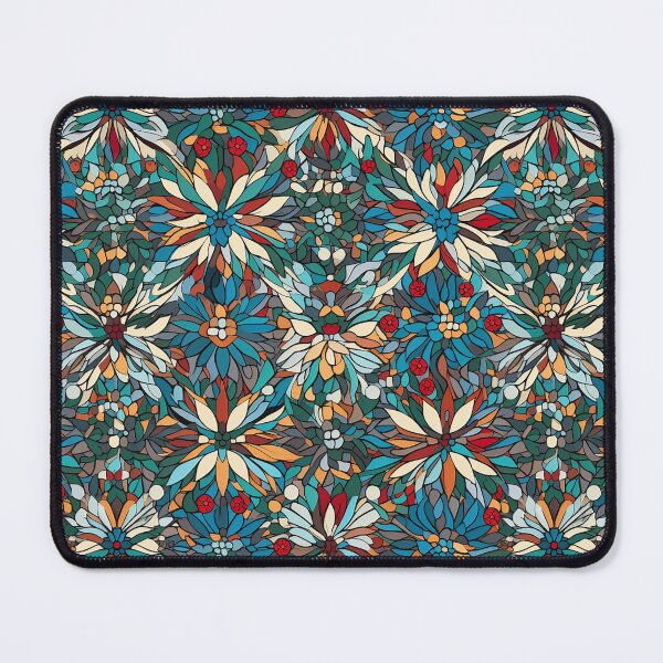 Item preview, Multicoloured Floral Abstract Mosaic designed and sold by Sturdust.