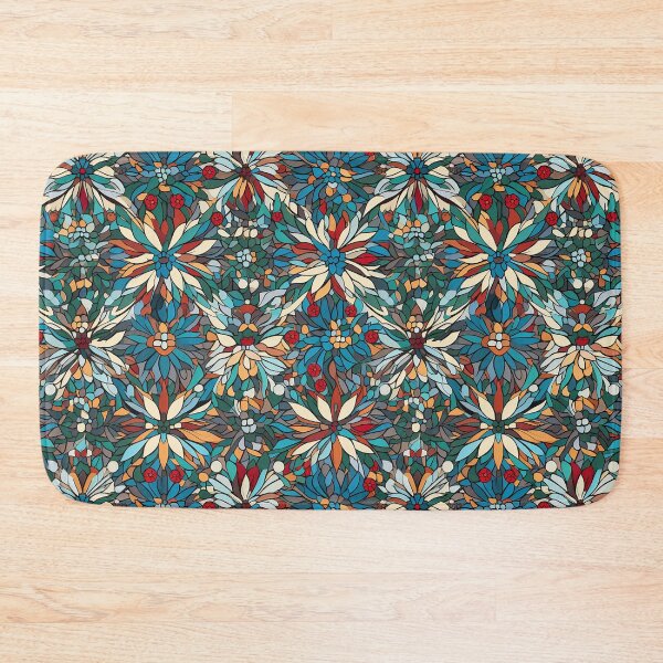 Item preview, Multicoloured Floral Abstract Mosaic designed and sold by Sturdust.