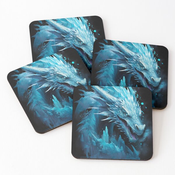 Item preview, Mighty Blue Ice Dragon - Fantasy designed and sold by unknown-places.