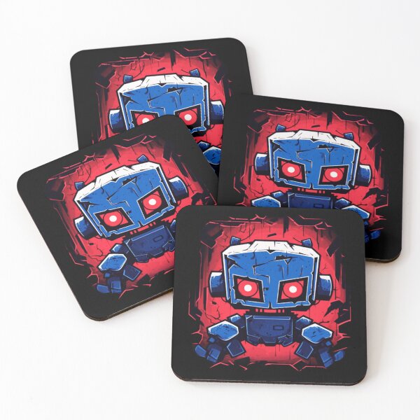 Item preview, Adorable Mini Robot in Vibrant Red Paint designed and sold by JustArtDesign9.