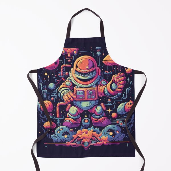 Item preview, Pixel Cosmos: A Colorful Sci-Fi Cartoon Adventure - Inspired by David Welker, Lo-Fi Aesthetics designed and sold by Bee Happy Creative™.