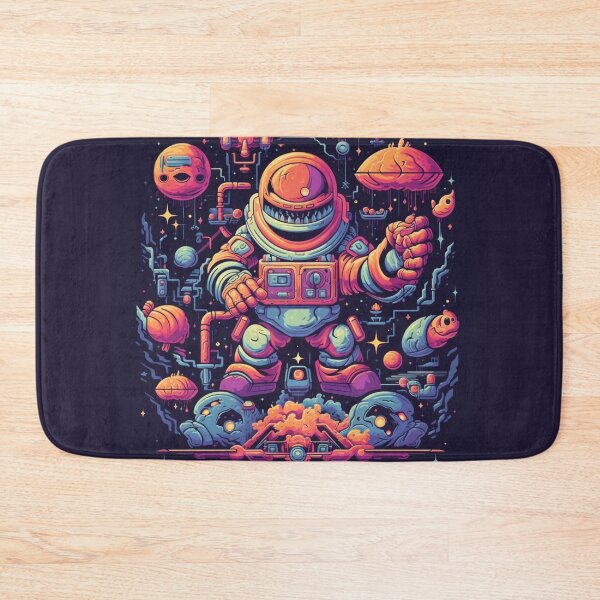 Item preview, Pixel Cosmos: A Colorful Sci-Fi Cartoon Adventure - Inspired by David Welker, Lo-Fi Aesthetics designed and sold by Bee Happy Creative™.