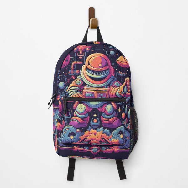 Item preview, Pixel Cosmos: A Colorful Sci-Fi Cartoon Adventure - Inspired by David Welker, Lo-Fi Aesthetics designed and sold by Bee Happy Creative™.