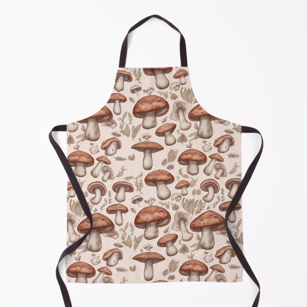 Item preview, Brownish Mushrooms Pattern designed and sold by Sturdust.