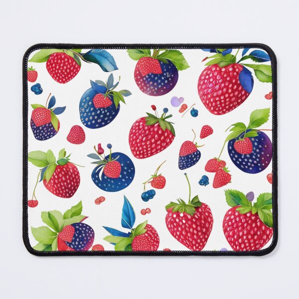 Item preview, Summer berry nice. Strawberry, blueberry, berry pattern. designed and sold by DO-artbyDeliaO.
