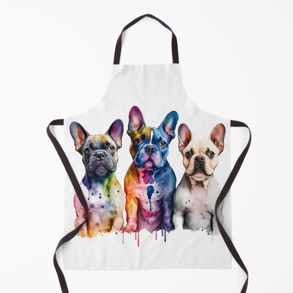 Item preview, Watercolor Funny Dog Pack French Bulldog designed and sold by ArtHideaway.