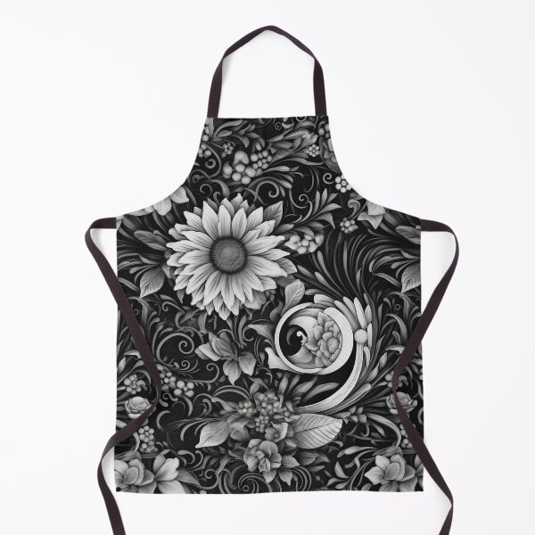 Item preview, Kicrino - Jardín de flores blanco y negro (2/8) designed and sold by sabantha.