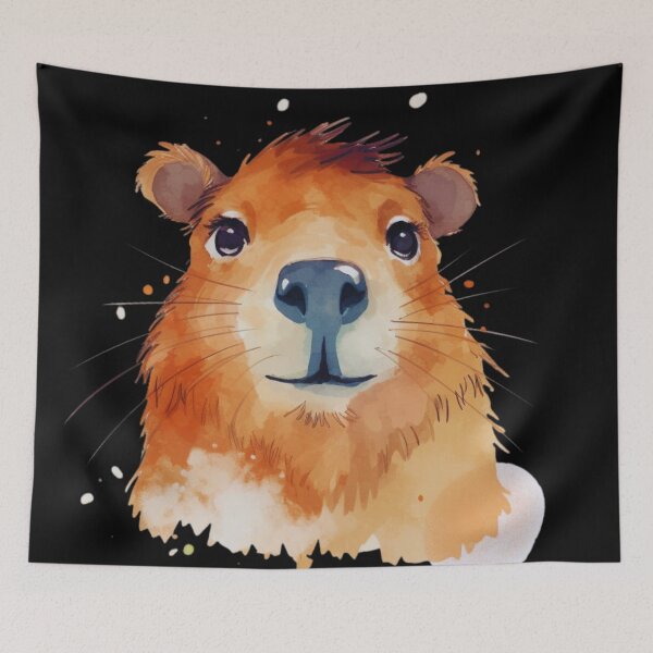 Item preview,  Capybara drawing digital art designed and sold by DigitalPixelize.