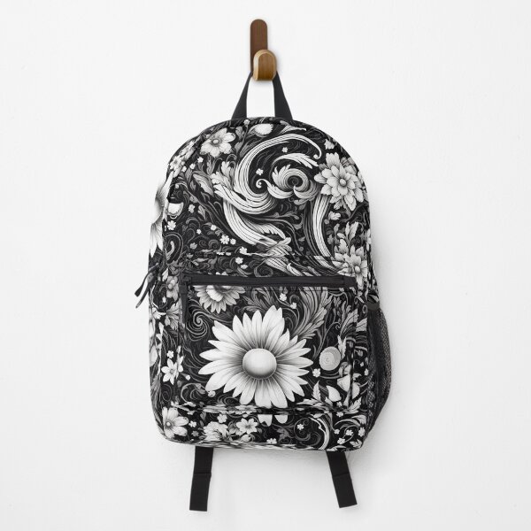 Item preview, Kicrino - Jardín de flores blanco y negro (3/8) designed and sold by sabantha.