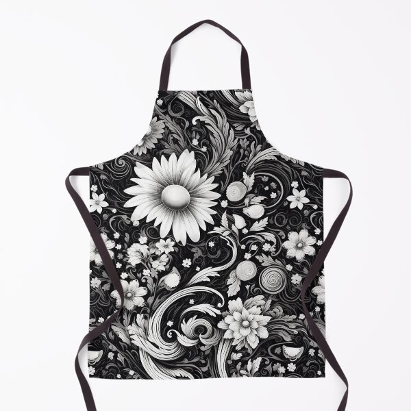 Item preview, Kicrino - Jardín de flores blanco y negro (3/8) designed and sold by sabantha.