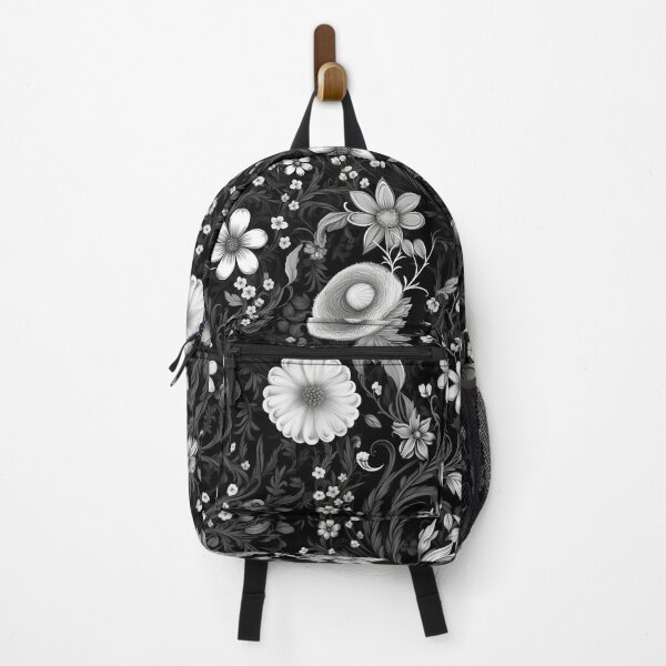 Item preview, Kicrino - Jardín de flores blanco y negro (4/8) designed and sold by sabantha.