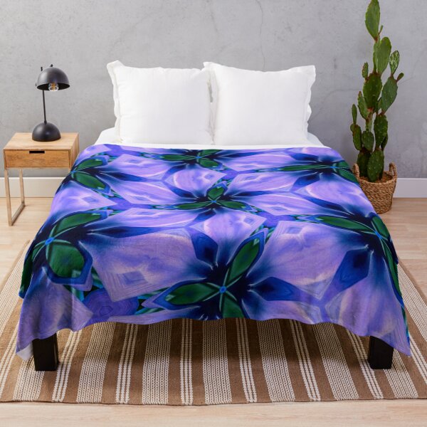 Item preview, Light Blue Flower Pattern designed and sold by Patternflower.