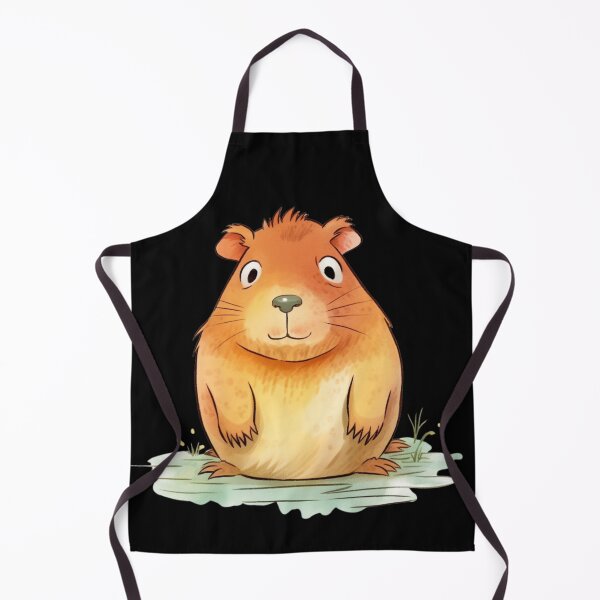 Item preview, small capybara animated digital art designed and sold by DigitalPixelize.