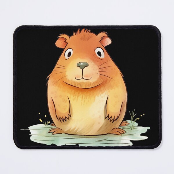 Item preview, small capybara animated digital art designed and sold by DigitalPixelize.
