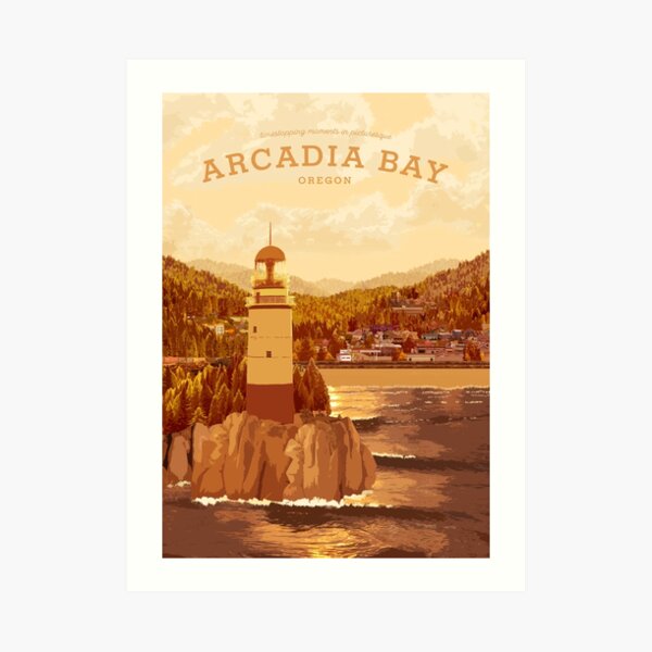 Life is Strange - Arcadia Bay Travel Poster (Sunset) Art Print