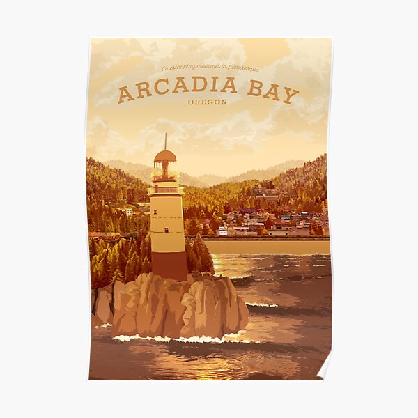 Das Leben ist seltsam - Arcadia Bay Travel Poster (Sonnenuntergang) Poster