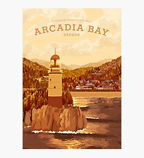 Das Leben ist seltsam - Arcadia Bay Travel Poster (Sonnenuntergang) Fotodruck