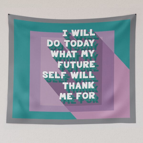 Item preview, Gratitude Mantra, I will do today what my future self will thank me for designed and sold by Anomalypark.