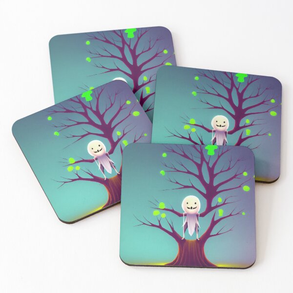 Item preview, Enchanting Encounters: The Glowing Ghost on the Haunted Tree designed and sold by RedArtG09.