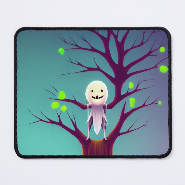 Item preview, Enchanting Encounters: The Glowing Ghost on the Haunted Tree designed and sold by RedArtG09.
