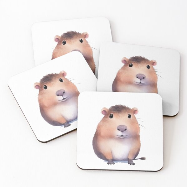 Item preview, the mini capybara designed and sold by DigitalPixelize.