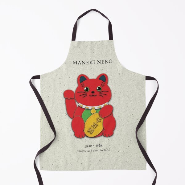 Item preview, Red Maneki-Neko: Attracting Success and Prosperity designed and sold by VRMediaDecor.