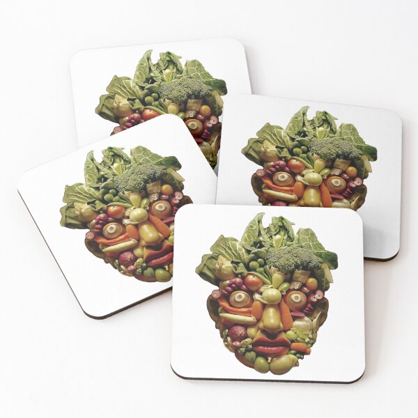 Item preview, Man Head Made of Vegetables designed and sold by thematics.