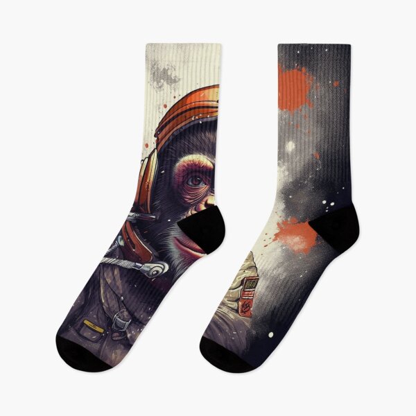 Item preview, Space Astronaut Monkey Print designed and sold by jamesschoen.