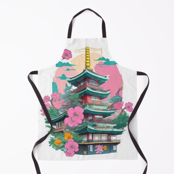 Item preview, Pastel charm adorns Japanese temple landmark stickers and more. designed and sold by mefirefire.