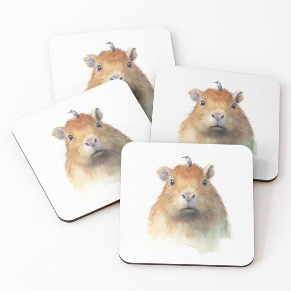Item preview,  pretty capybara designed and sold by DigitalPixelize.