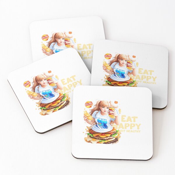 Item preview, Eat happy not healthy: Indulge and Thrive designed and sold by Paolospresent.
