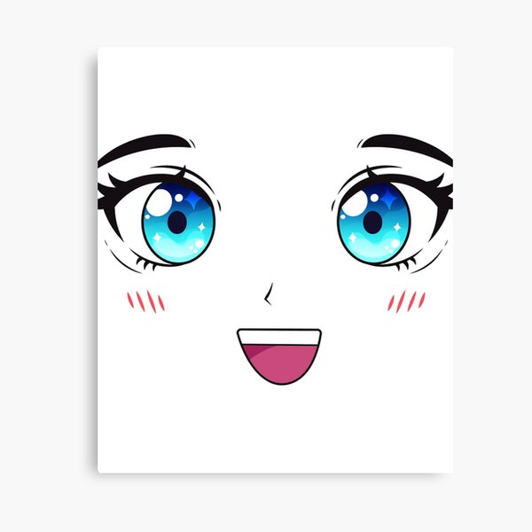 Funny Anime Face Canvas Print for Sale by Dazaik Store