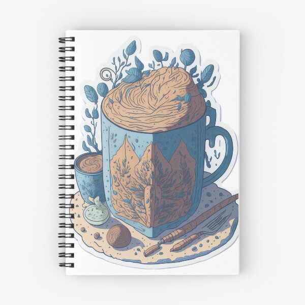 Item preview, A Cozy Blend: Book and Icy Coffee Sticker Design designed and sold by RedArtG09.