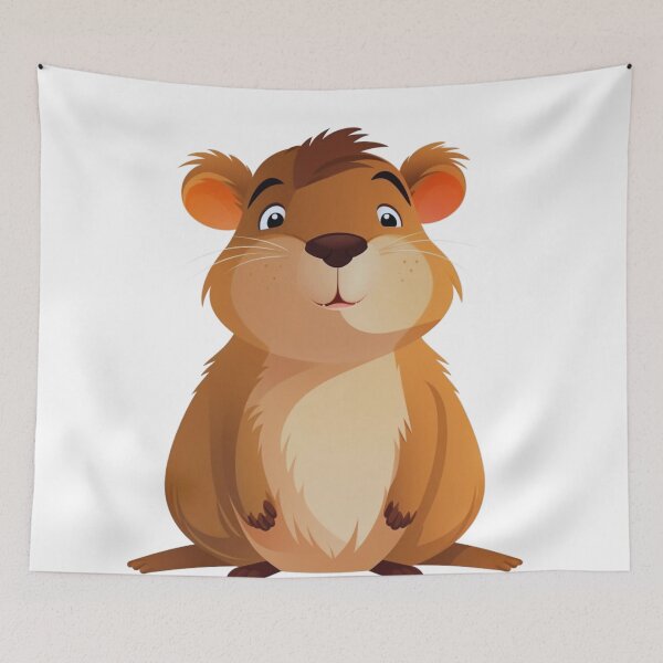 Item preview,  solitary capybara designed and sold by DigitalPixelize.