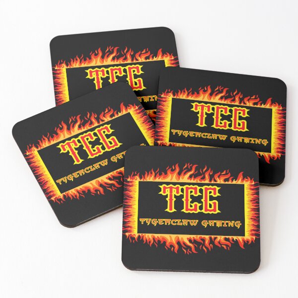 Item preview, Tygerclaw Gaming Flaming Box Logo designed and sold by Mark Cannon.