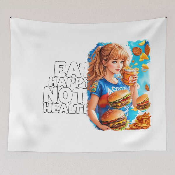 Item preview, Eat happy not healthy: Junk Food Joyride designed and sold by Paolospresent.