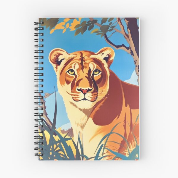 Item preview, observing lioness designed and sold by Deep-Dream-Darkness.