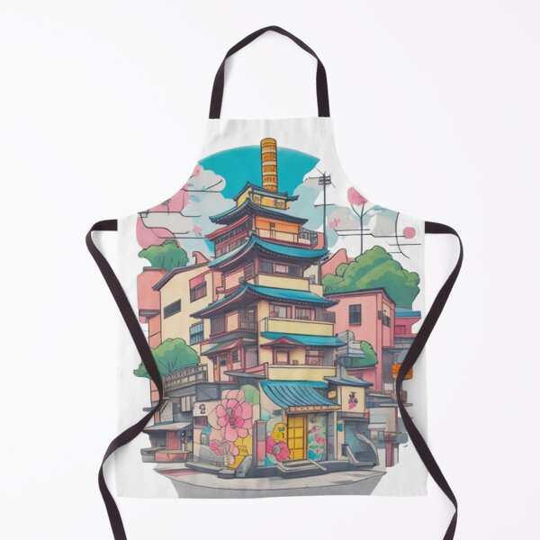 Item preview, Pastel charm adorns Japanese temple landmark stickers and more. designed and sold by mefirefire.