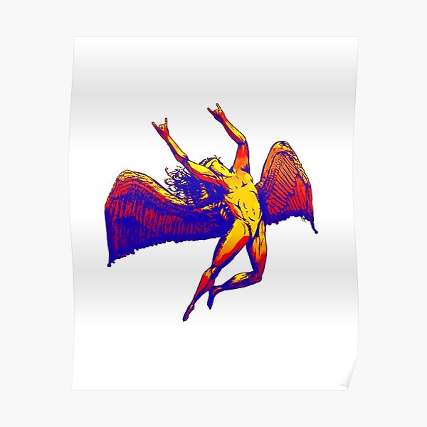 wings of purple Poster