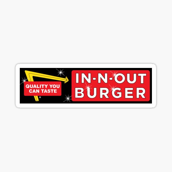 Item preview, In and out Burger IN N OUT BURGER Wendy's McDonalds Burger King Subway designed and sold by VASTLAND.