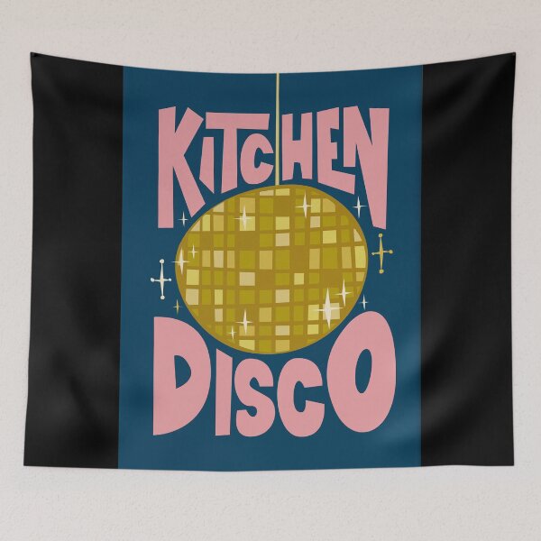 Item preview, Kitchen Disco Print designed and sold by elvinjsiegel.
