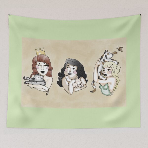 Item preview, Cat Girl Flash Sheet designed and sold by Veronica Porto.