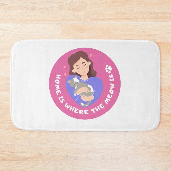 Item preview, Home is where the meow is designed and sold by PurpleWay.
