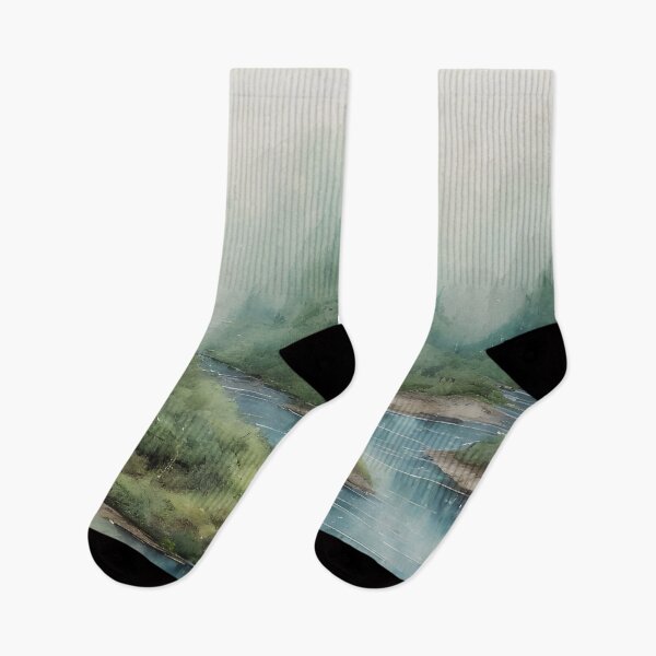 Item preview, Foggy Mountain Landscape 18 - Pintura china designed and sold by joejiing.