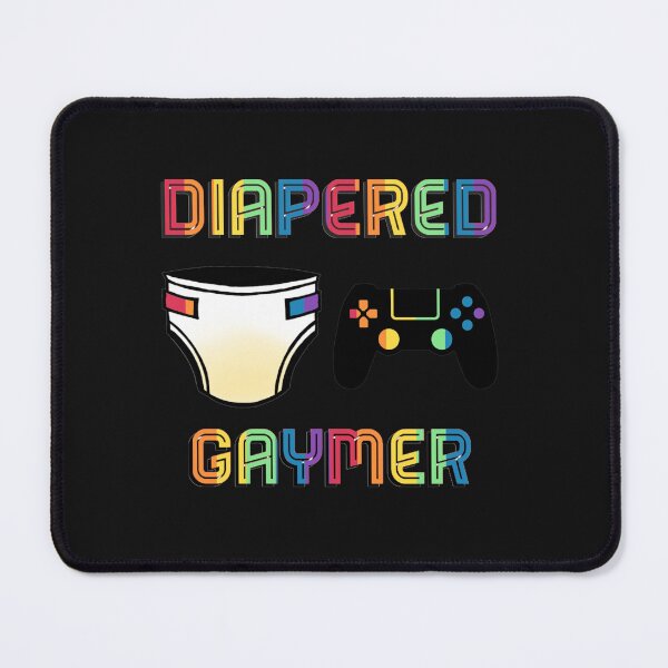 Item preview, Diapered GAYMER PRIDE  designed and sold by MoGreenfelder.