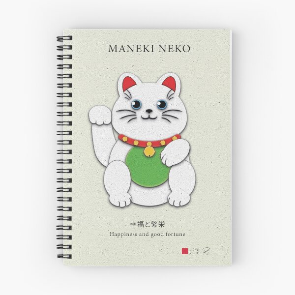 Item preview, White Maneki-Neko: Providing Purity and Happiness designed and sold by VRMediaDecor.