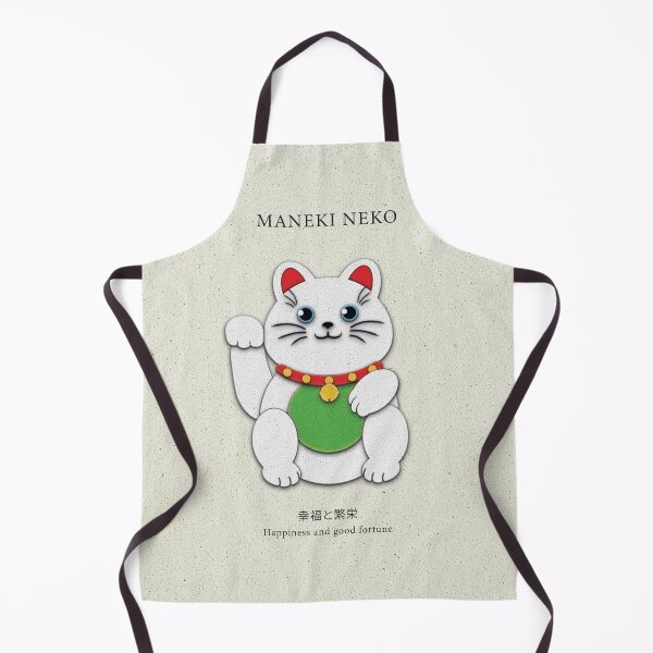 Item preview, White Maneki-Neko: Providing Purity and Happiness designed and sold by VRMediaDecor.