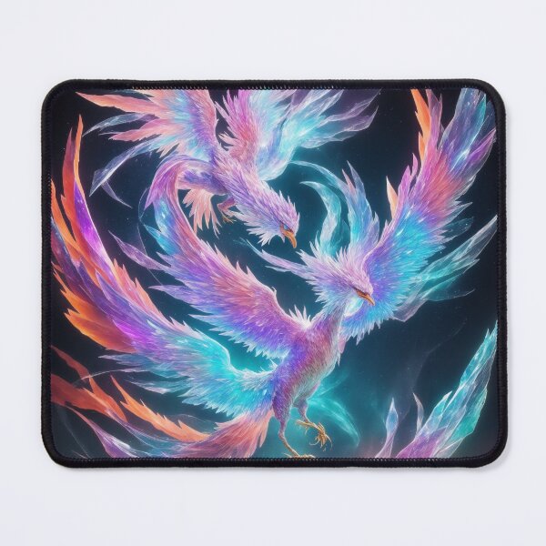 Item preview, Unleashing the Magic: A Stunning Crystal Phoenix in High-Resolution Splendor designed and sold by RedArtG09.