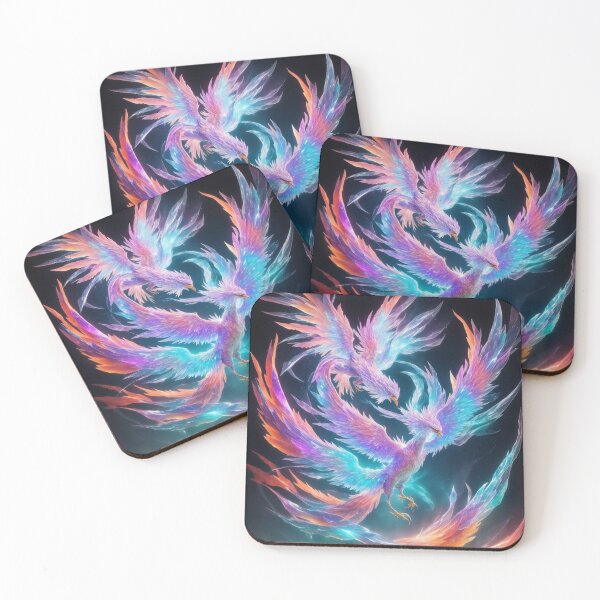 Item preview, Unleashing the Magic: A Stunning Crystal Phoenix in High-Resolution Splendor designed and sold by RedArtG09.
